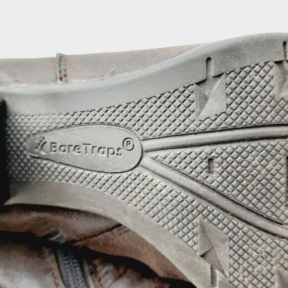 BARE TRAPS Rainly Slouchy Low Heel Ankle Booties Brown Sz 6.5 M - Picture 14 of 14